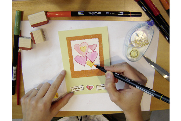 TOMBOW Dual Brush Pen ABT 743 hot pink