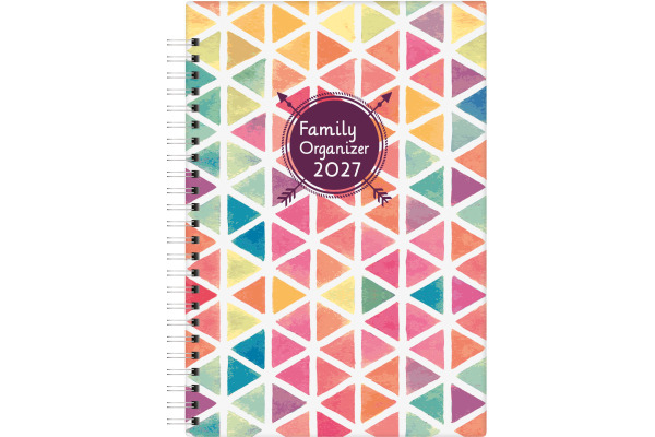 BIELLA Family Organizer Wire-O 2027 809535000 1W/2S farbig ML 14.5x20.5cm