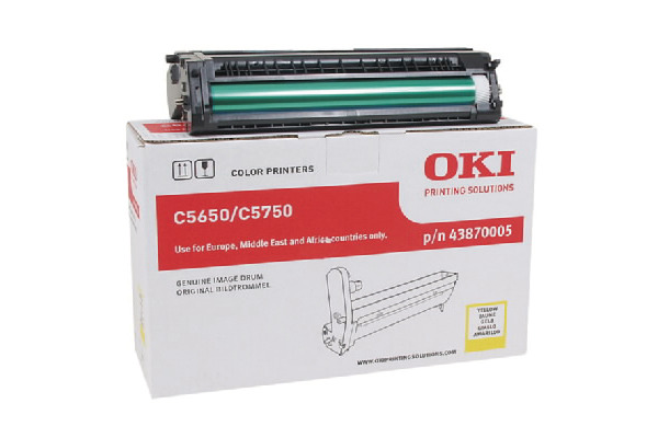 OKI Drum yellow 43870005 C5650/5750 20'000 Seiten