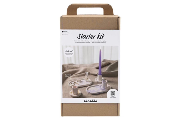 CREATIVCO Giessharzset 1644287 Kerzenhalter und Tablett