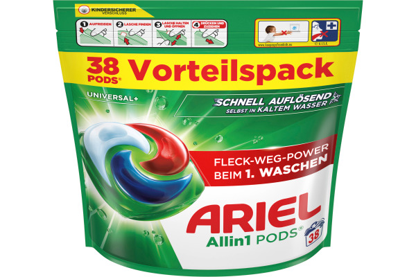 ARIEL Wäsche-Pods Allin1 972414 Universal 82 Pods