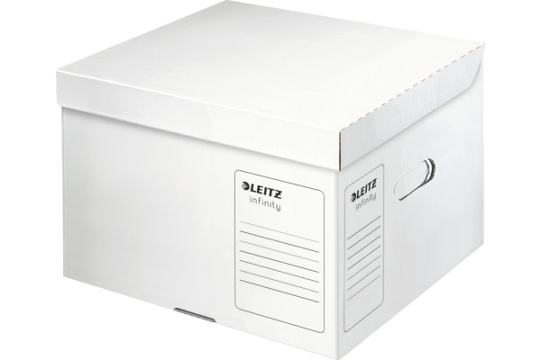 LEITZ Infinity Box mit Deckel M 61030000 weiss 350x320x265mm