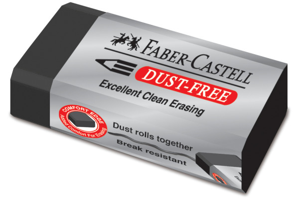 FABER-CA. Radierer Dust-free 187171 schwarz