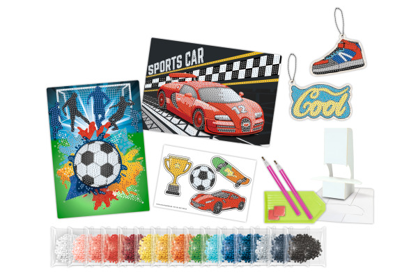 URSUS Diamond Sticker Sports 43510003 2 Karten, 2 Anhänger