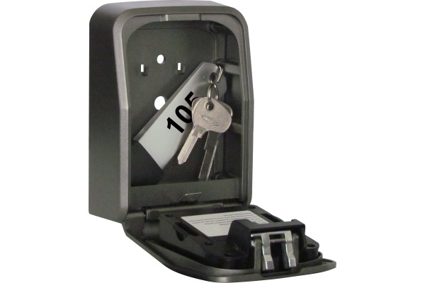 RIEFFEL Schlüsseldepot 10.5x14.5x55cm A15797 mit Elektronikschloss, grau