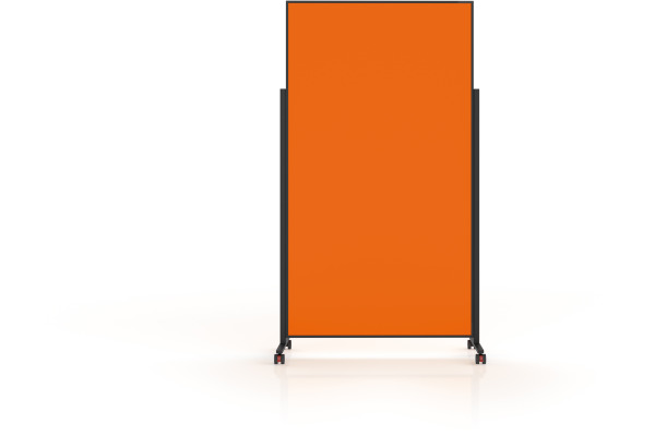 MAGNETOP. Design-Moderatorentafel VP 1181244 orange, Filz 1000x1800mm