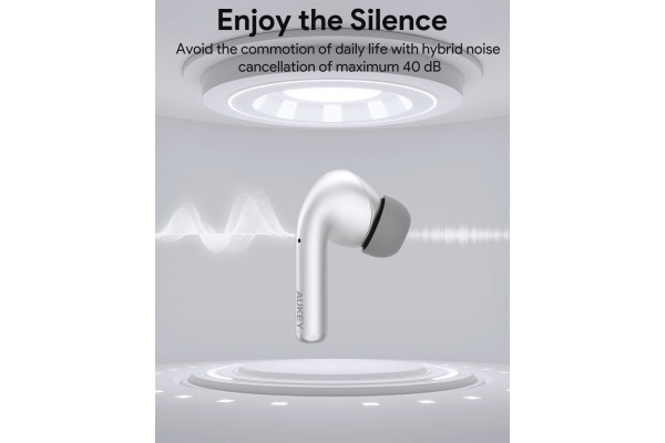 AUKEY Beyond ANC Pro EP-B1 SL Compact TWS, Silver