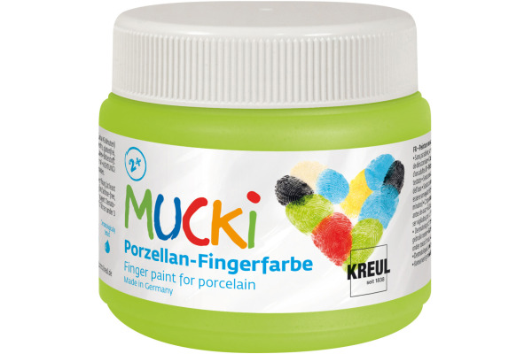 KREUL Porzellan-Fingerfarbe Mucki KR-26305 abenteuergrün