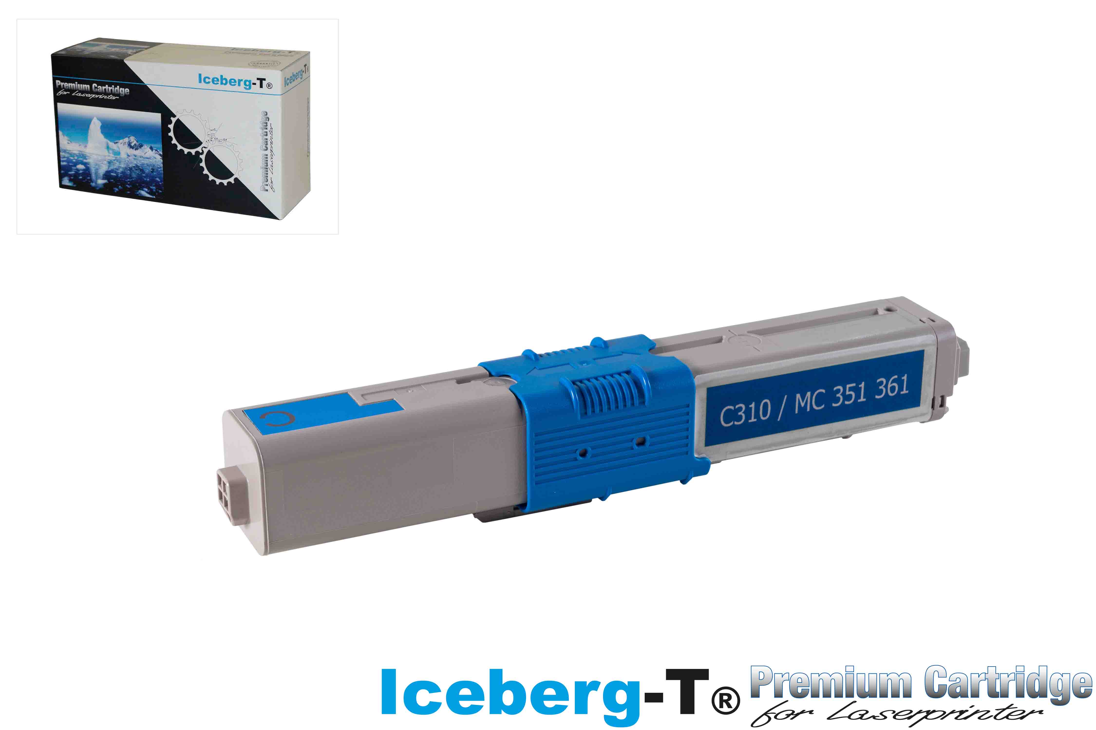 Iceberg-T Toner OKI C330 3'000 Seiten, cyan