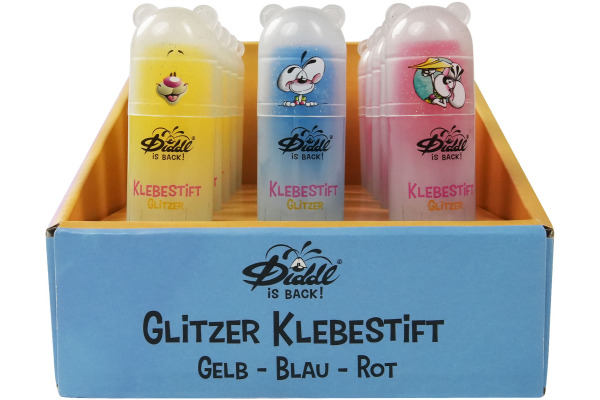 DIDDL Klebestift Glitzer 23716 assortiert