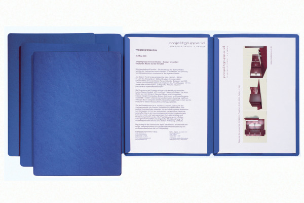 PAGNA Präsentationsmappe 22003-02 blau
