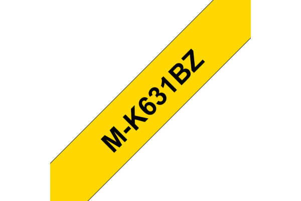 PTOUCH Band, nicht lam. schwarz/gelb M-K631BZ zu PT-65/75/85/110 8mx12mm