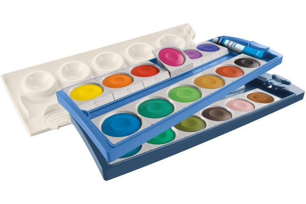 PELIKAN Farbkasten K24 eco 701303 blau 24 Farben