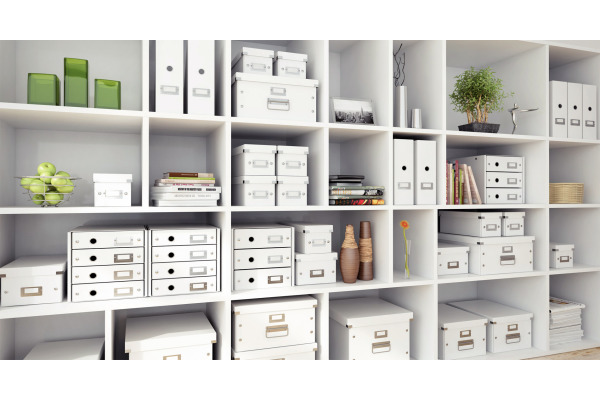 LEITZ Click&Store WOW CD-Ablagebox 60410001 weiss 143x136x352mm