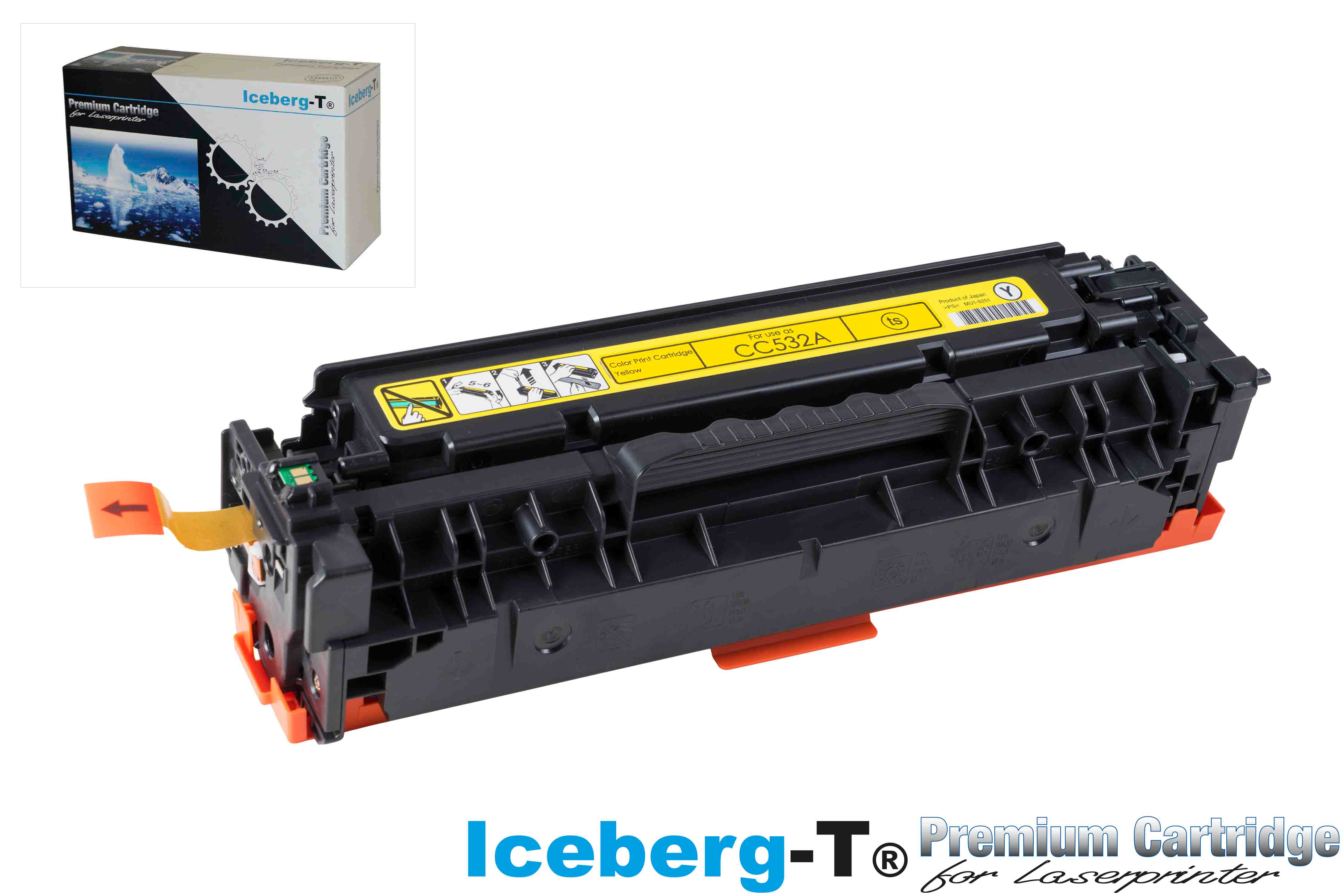 Iceberg-T Toner CC532A 2'800 Seiten, yellow