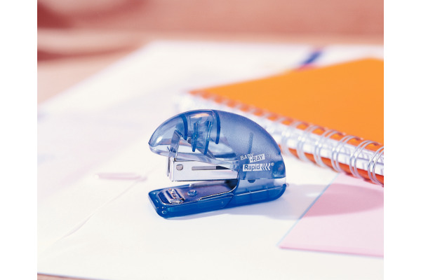 RAPID Heftgerät F4 Baby-Ray 10184032 blau 10 Blatt