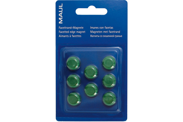 MAUL Magnete 15mm 6175255 grün 8 Stück
