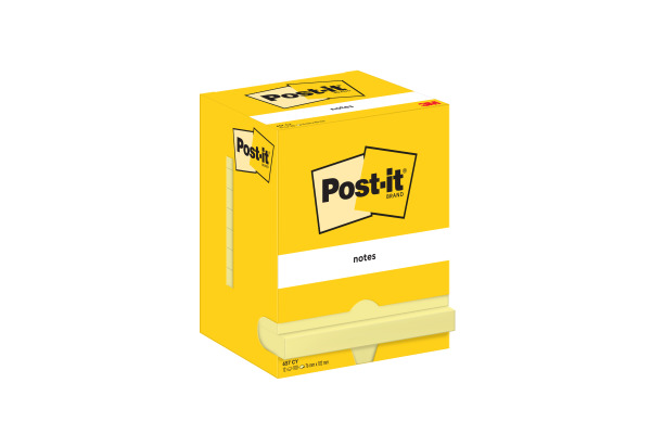 POST-IT Block 76x102mm 657 CY Gelb 12x100 Blatt