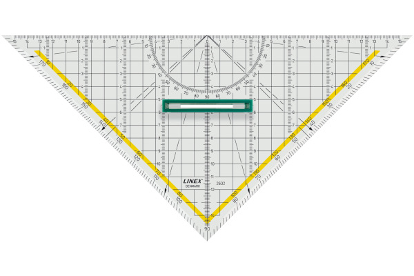 LINEX Geodreieck 100414079 320mm, mit Griff