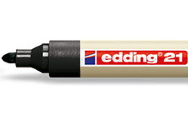 EDDING Permanent Marker 21 1.5-3mm 21-E4 4-farbig ass.