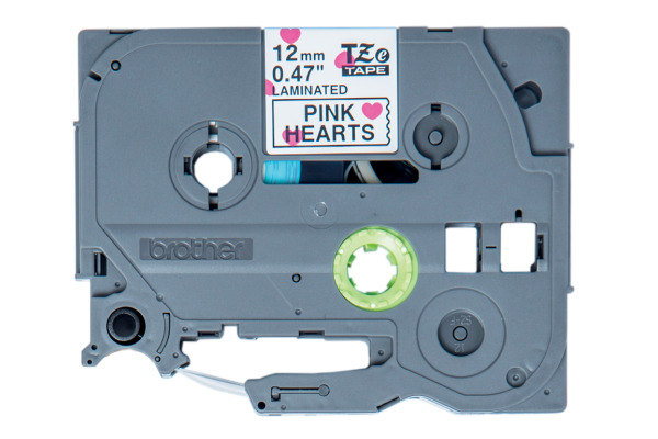 PTOUCH Band, laminiert schwarz/pink TZe-MPPH3 PT-DV600VP 12 mm