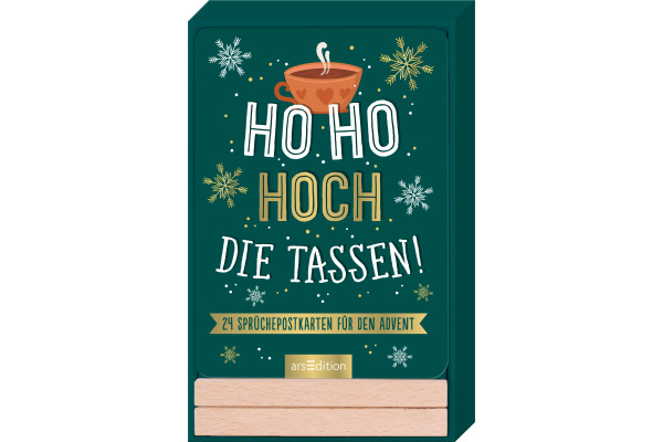 ARS EDITI Adventskalender 12906 Ho Ho Hoch die Tassen!