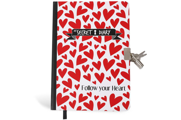 I-TOTAL Tagebuch Follow your heart XL1821B Follow your heart, dotted