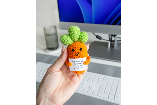I AM CREA Positive Carrot 11cm 1000-1460 orange