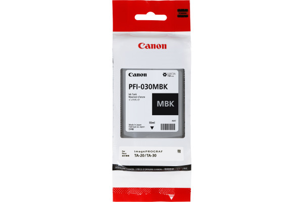 CANON Tintenpatrone matt schwarz PFI030MBK iPF TX-20 55ml