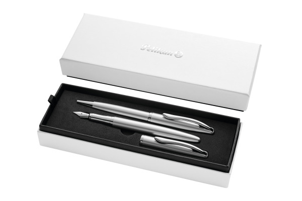PELIKAN Füllhalter&Kugelschreiber 821919 Jazz Noble Elegance Silber