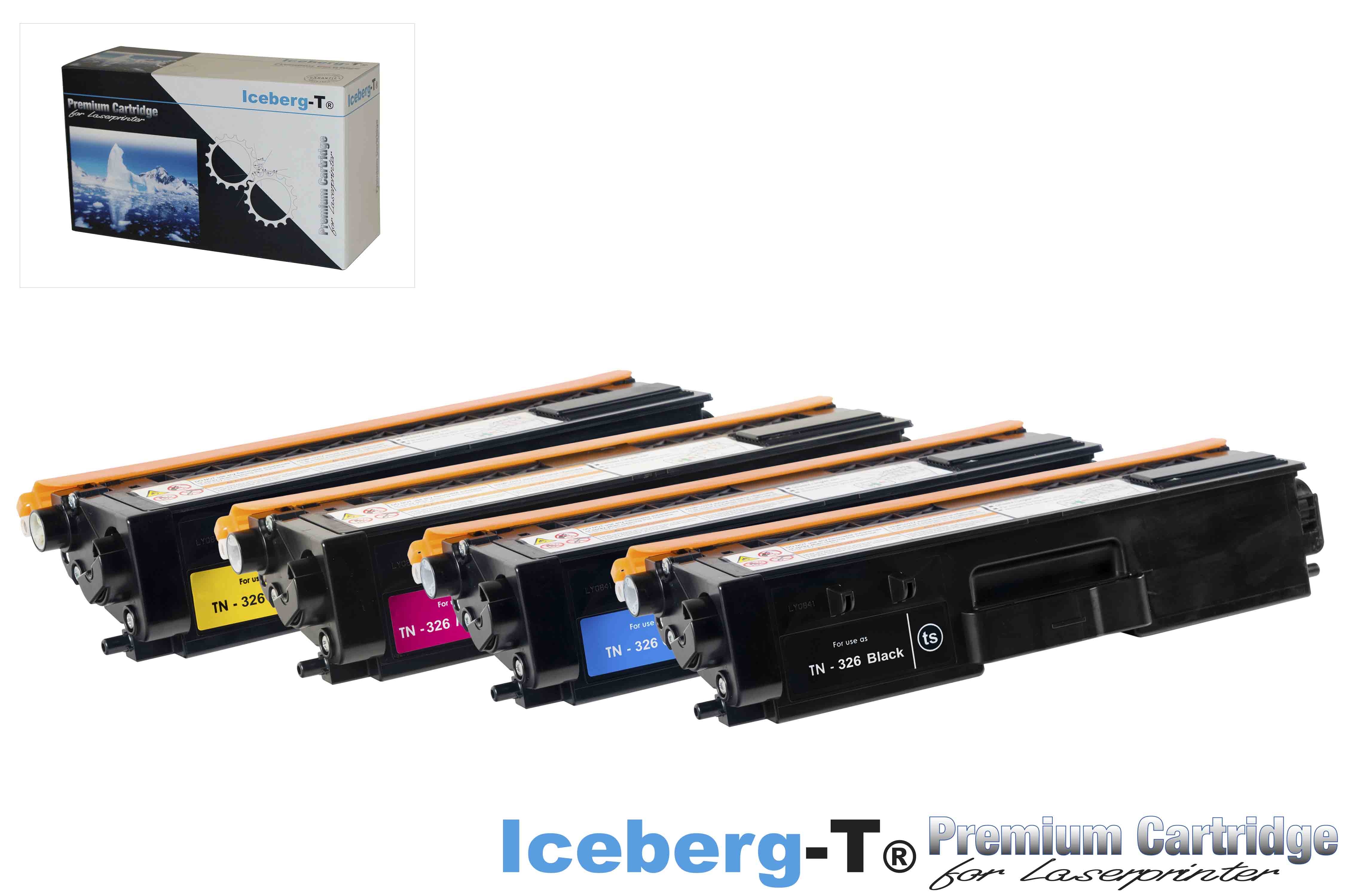 Iceberg-T Toner SET TN-326 Set mit allen vier Farben