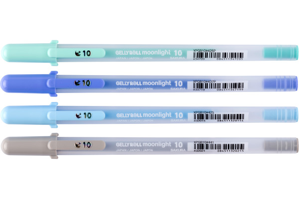 SAKURA Gelly Roll 0.50mm POXPGBMOO Moonlight Pastel Aurora 4 Stk.