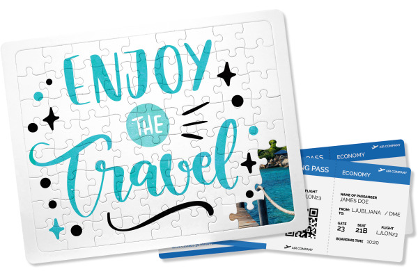 URSUS Blanko-Puzzle 29x37cm 8260000 weiss 72 Teile