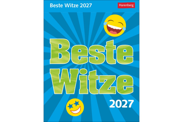 HARENBERG Abreisskalender 2027 330975927 Beste Witze DE 11x14cm