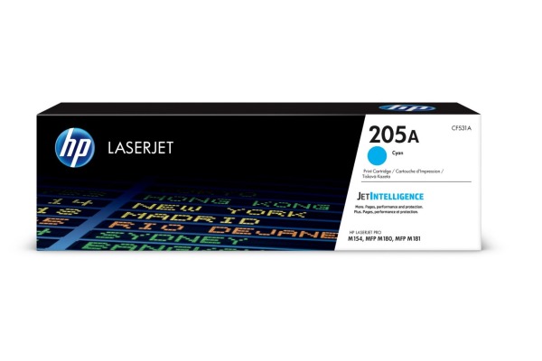 HP Toner-Modul 205A cyan CF531A CLJ Pro MFP M180/181 900 S.