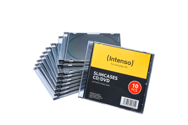INTENSO CD / DVD Empty Slim Case 9001602 10 pcs.