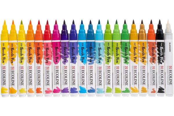 TALENS Ecoline Brush Pen Set 11509024 ass. 20 Stück