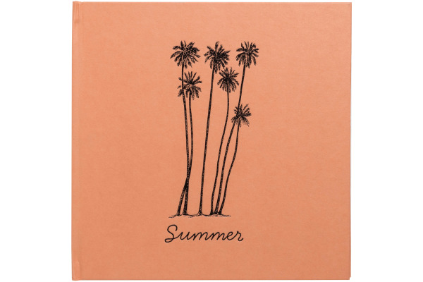 EXACOMPTA Fotoalbum Summertime 25x25cm 16346E Orange 30 Seiten