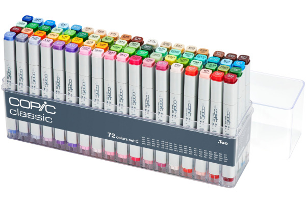 COPIC Marker Classic 20075162 Set C, 72 Stück