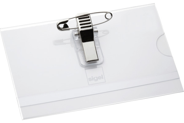 SIGEL Namensschild ZB200 54x90mm 50 Stück
