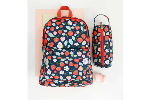 ALLC Kleiner Rucksack Erdbeeren BPSTBU71 23.5x30x10cm