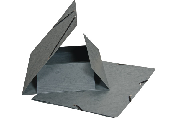 BIELLA Gummibandmappe A4 17840125U grau, 355gm2 200 Bl.