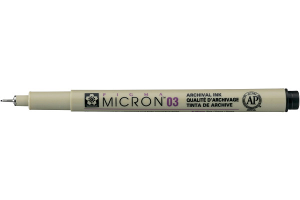 SAKURA Fineliner Pigma Micron 0,35mm XSDK0349 schwarz