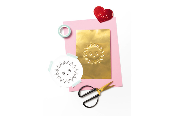 FOLIA DIY Alu Prägefolie 18x29.7cm 505 ass. extra strong 5 Blatt