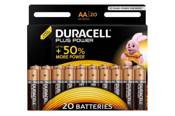 DURACELL Batterie Plus Power 4-176515 AA/LR6 20 Stück