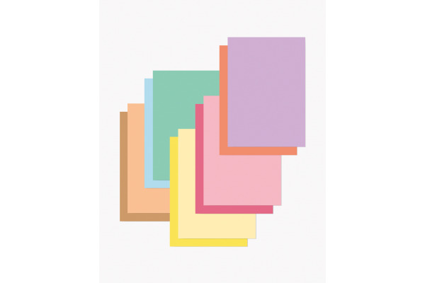 FOLIA Kombi-Block A4 678 pastell, 20 Blatt ass.