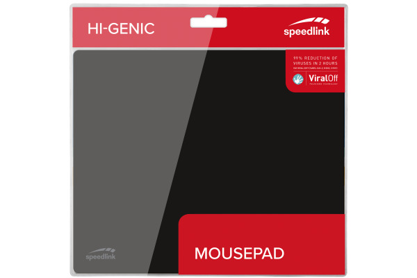 SPEEDLINK HI-GENIC Mousepad antiviral SL620010B Black
