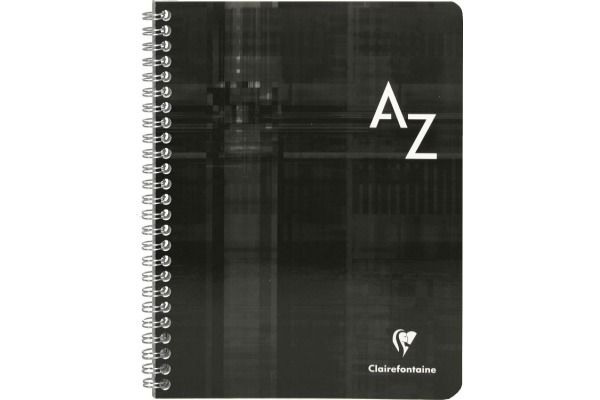 CLAIREFON Adressbuch Index A5 8549C ass., kariert, 5mm 90 Blatt