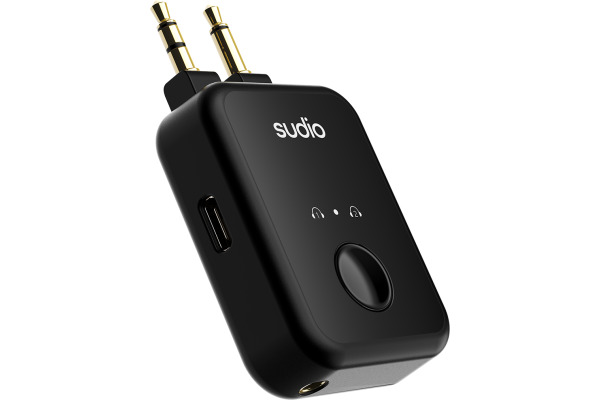 SUDIO Bluetooth Audio Transmitter FL2BLK FL2, Black