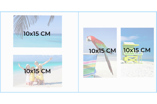 EXACOMPTA Fotoalbum Summertime 25x25cm 16346E Orange 30 Seiten